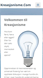 Mobile Screenshot of kreasjonisme.com