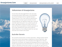 Tablet Screenshot of kreasjonisme.com